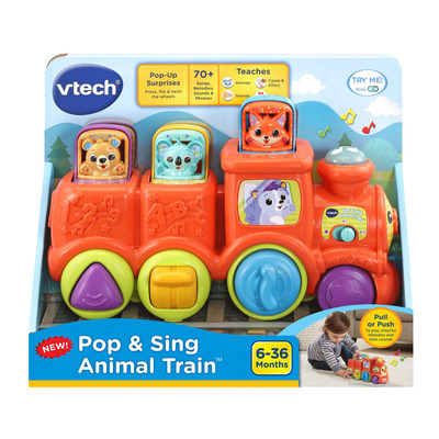 VTech - Pop & Sing Animal Train, English edition