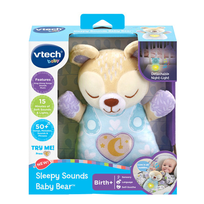 VTech - Sleepy Sounds Baby Bear, English edition