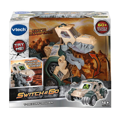 VTech - Switch & Go - Tout-terrain T-Rex - Édition anglaise
