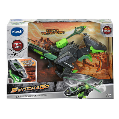 VTech - Switch & Go - Velociraptor helicopter, English edition