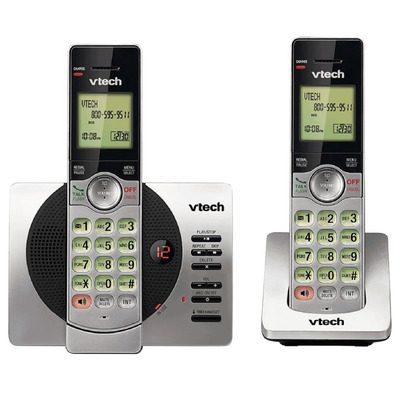 VTech - Téléphone sans fil à 2 combinés avec répondeur numérique