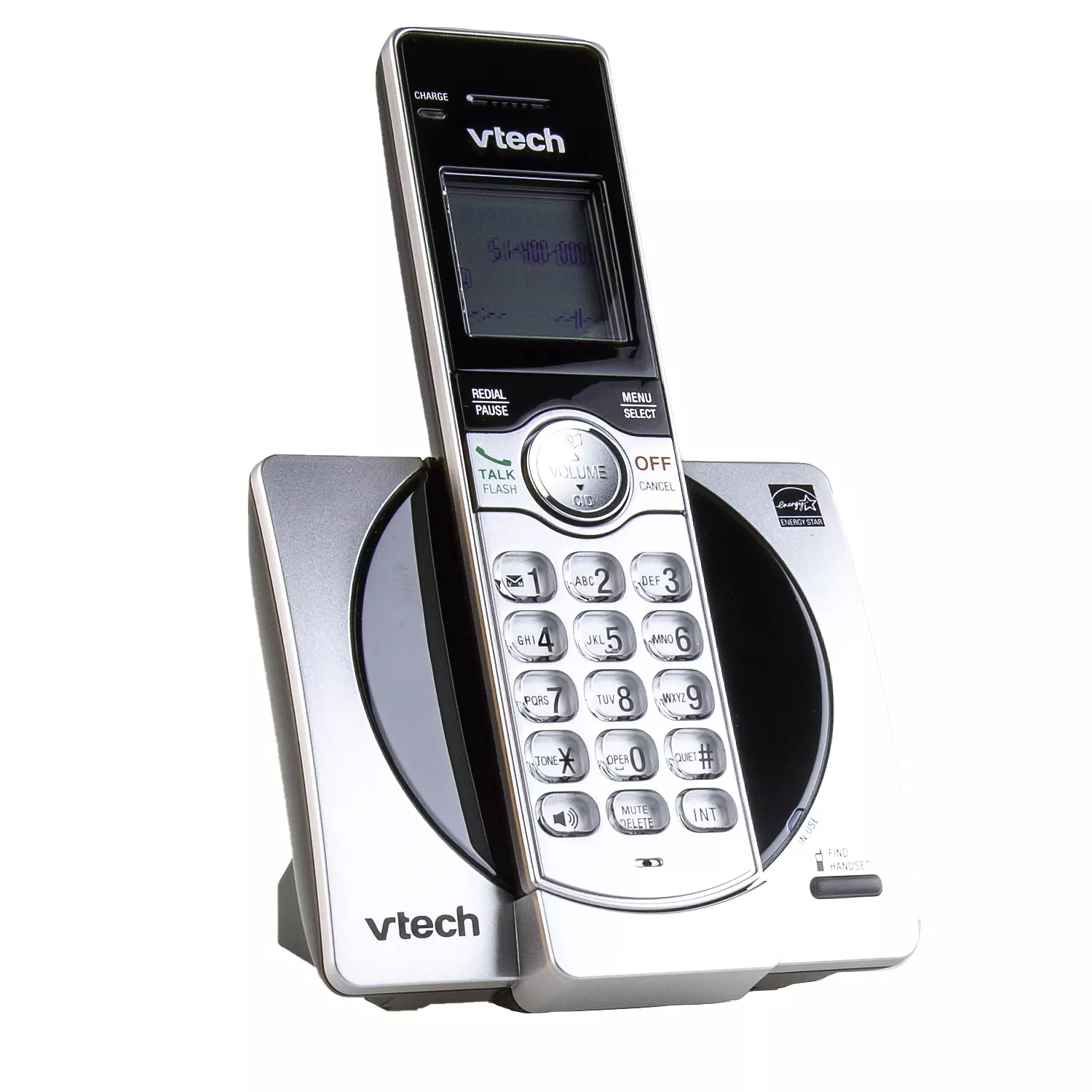 VTech - 2 combinés sans fil avec afficheur/afficheur de l'appel en attente.  Colour: white, Fr