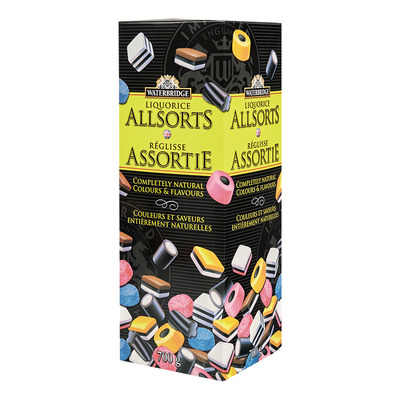 Waterbridge - Allsorts - Liquorice, 700g