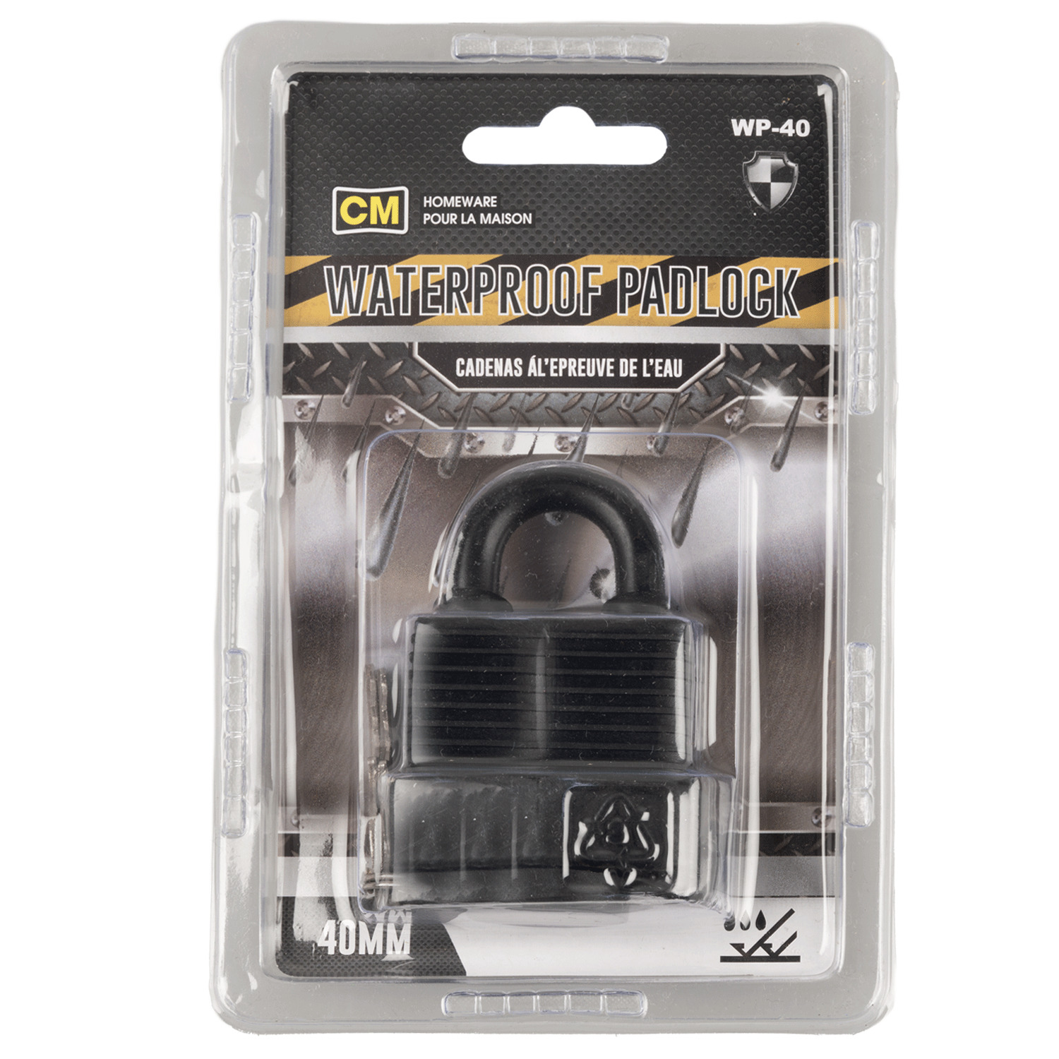 Waterproof padlock