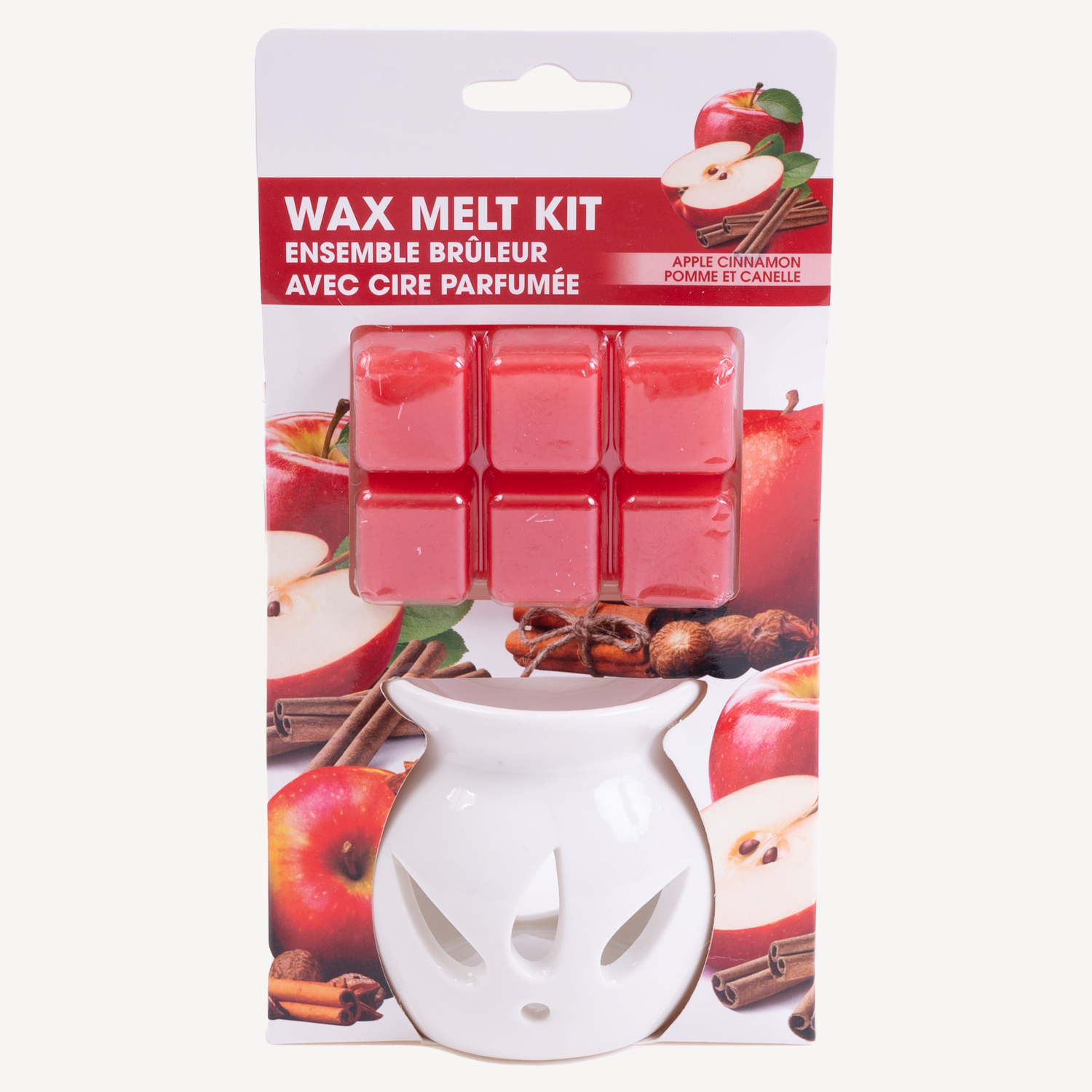 Wax melt kit - Apple & cinammon