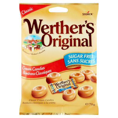 Werther's Original - Bonbons classiques sans sucre, 70g