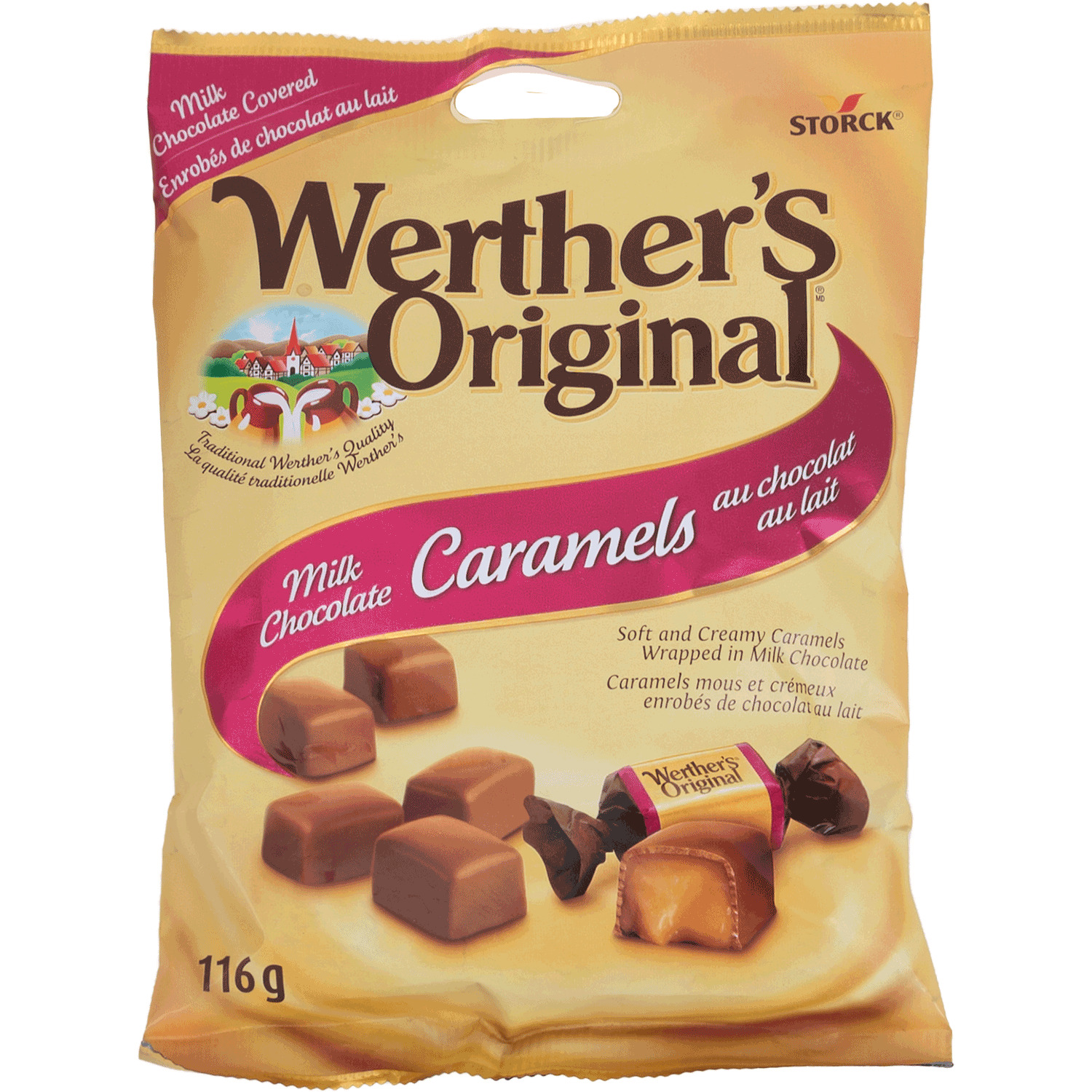 Werther's Original - Milk chocolate caramels, 116g