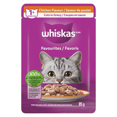 Whiskas Favourites - Chicken flavoured cat food
