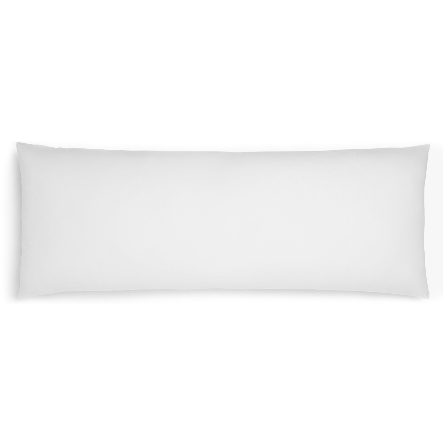 White body pillow, 20"x42"
