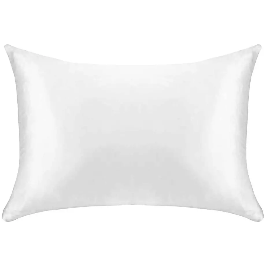 White satin pillowcases, pk. of 2