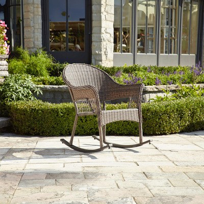 Wicker rocking chair