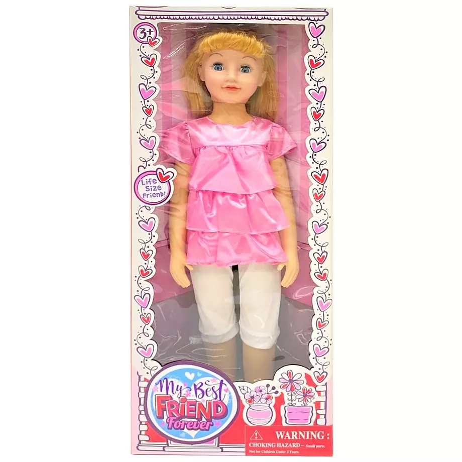 Wispy Walker - Doll, 26, pink top with leggings