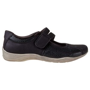 Women's round toe slip-on sports shoes with velcro closure