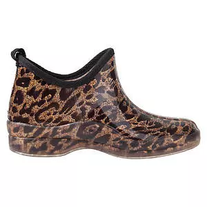 Women's rubber rain booties
