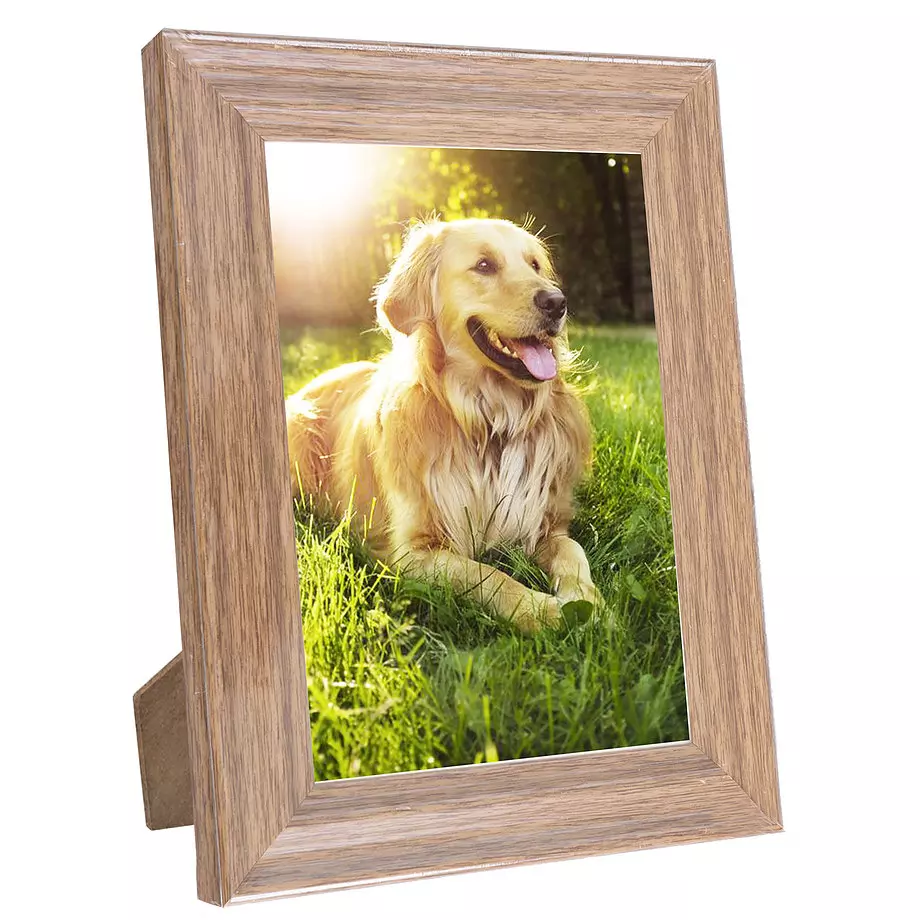 Wooden picture frame for 4