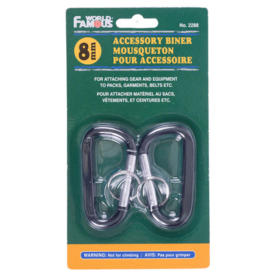 World Famous - Accessory carabiner - Black