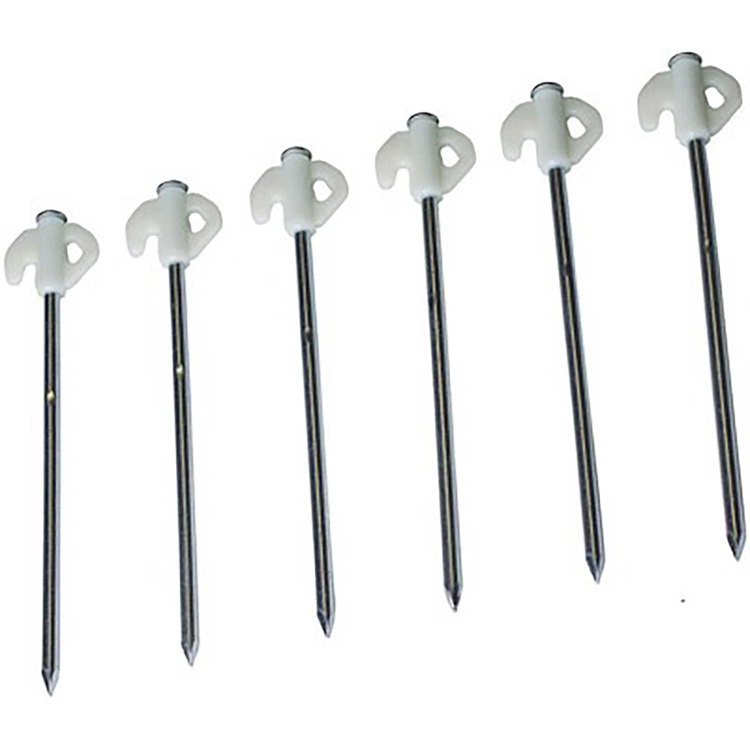 World Famous - Glow top tent pegs, 6 pcs