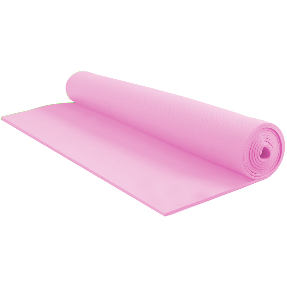 Yoga mat for exercise & fitness - Dusty rose. Colour: light pink