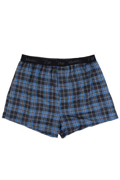 Yves Martin - Plaid flannel boxers