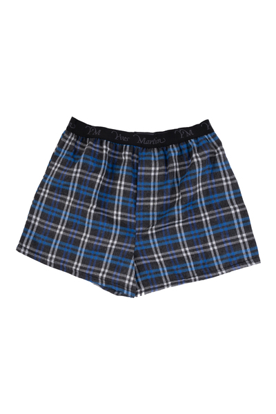 Yves Martin - Plaid flannel boxers