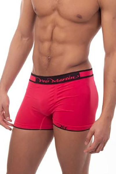 Yves Martin - Solid Seamless Boxer - Red