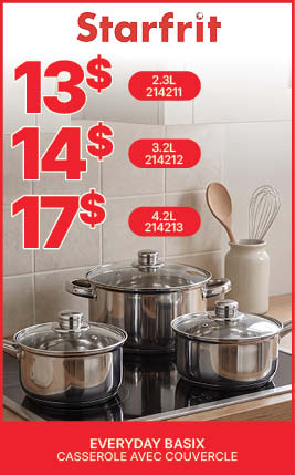 Magasiner les casseroles STARFRIT | Rossy